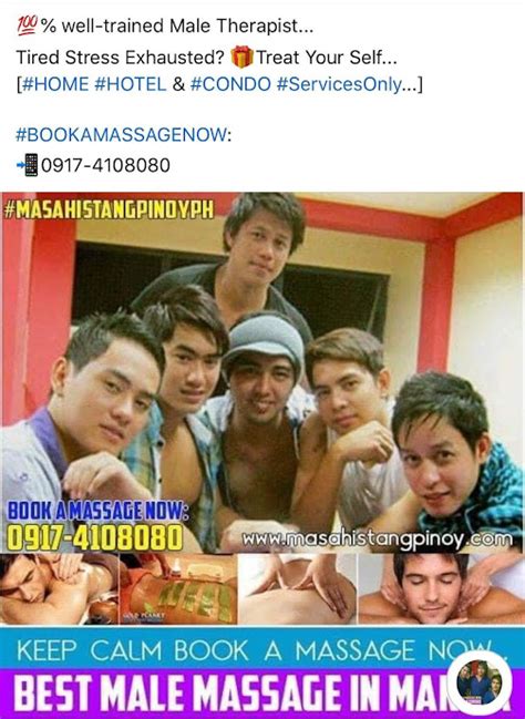 gay pinoy massage|Male Massage Therapists in Manila .